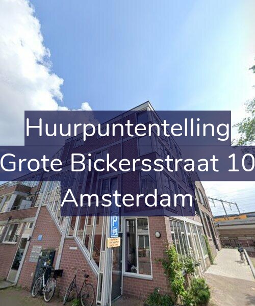 Foto gevel Huurpuntentelling voor Grote Bickersstraat 10, Amsterdam