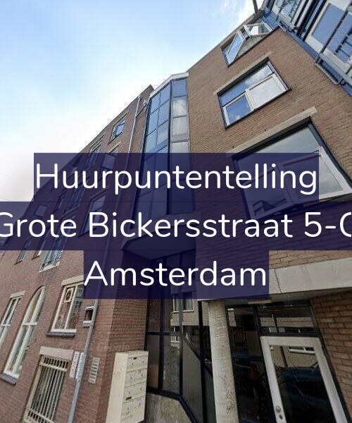 Foto gevel Huurpuntentelling voor Grote Bickersstraat 5-C, Amsterdam