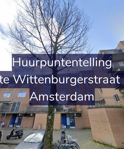 Foto gevel Huurpuntentelling voor Grote Wittenburgerstraat 218, Amsterdam