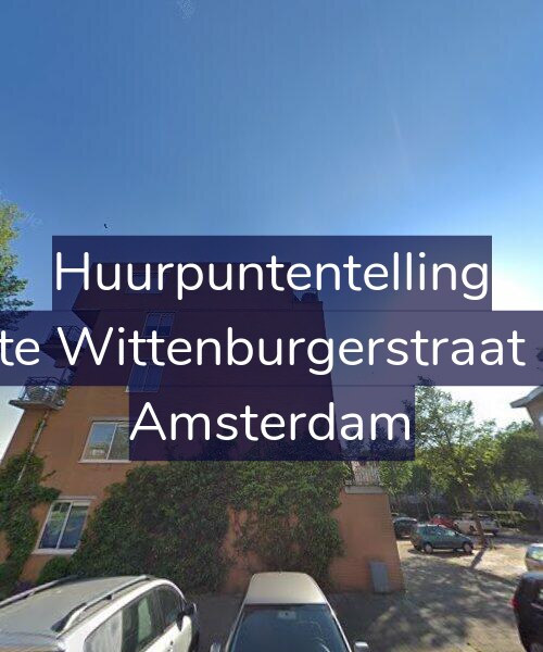 Foto gevel Huurpuntentelling voor Grote Wittenburgerstraat 254, Amsterdam
