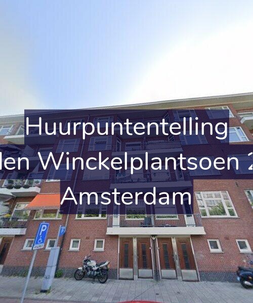 Foto gevel Huurpuntentelling voor Gulden Winckelplantsoen 20-1, Amsterdam