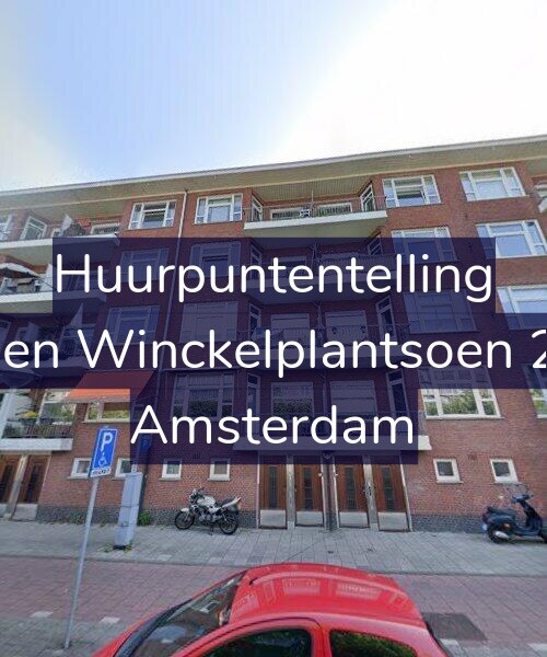 Foto gevel Huurpuntentelling voor Gulden Winckelplantsoen 20-H, Amsterdam
