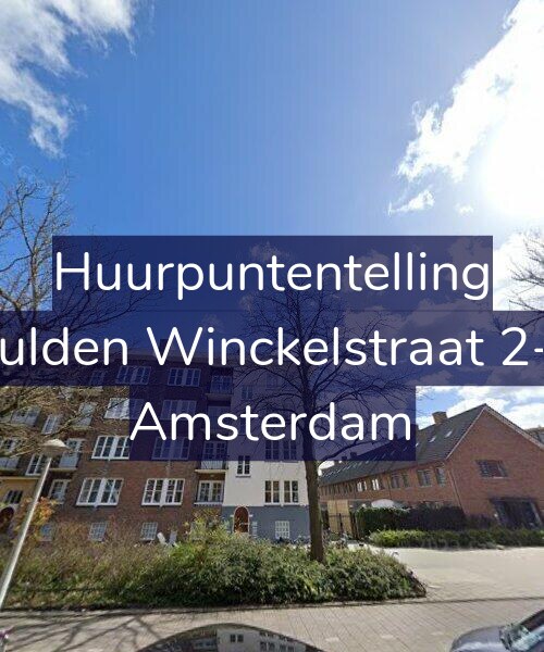 Foto gevel Huurpuntentelling voor Gulden Winckelstraat 2-1, Amsterdam