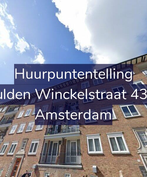 Foto gevel Huurpuntentelling voor Gulden Winckelstraat 43-2, Amsterdam