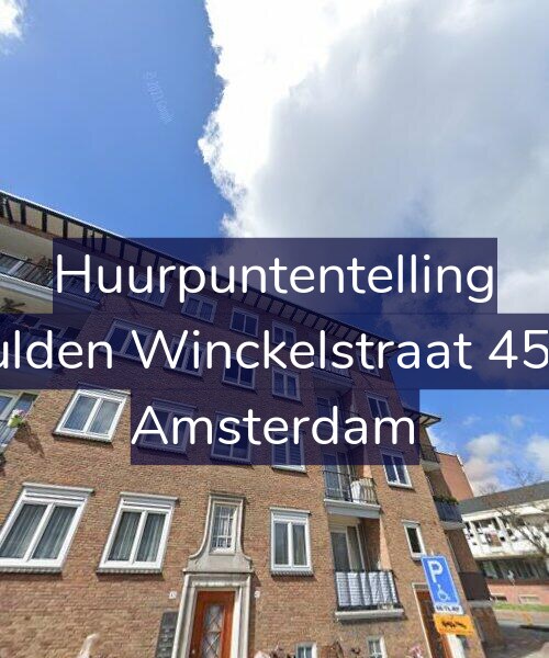 Foto gevel Huurpuntentelling voor Gulden Winckelstraat 45-3, Amsterdam