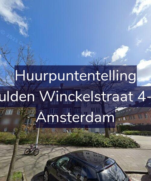 Foto gevel Huurpuntentelling voor Gulden Winckelstraat 4-H, Amsterdam