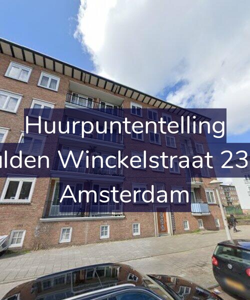 Foto gevel Huurpuntentelling voor Gulden Winckelstraat 23-H, Amsterdam
