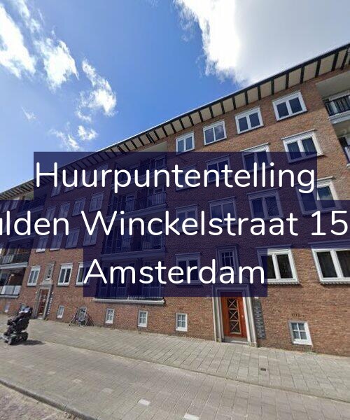 Foto gevel Huurpuntentelling voor Gulden Winckelstraat 15-H, Amsterdam