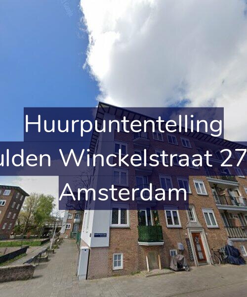 Foto gevel Huurpuntentelling voor Gulden Winckelstraat 27-1, Amsterdam