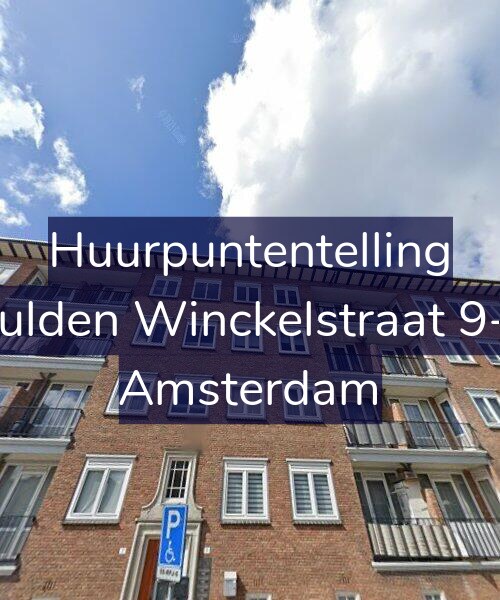 Foto gevel Huurpuntentelling voor Gulden Winckelstraat 9-3, Amsterdam
