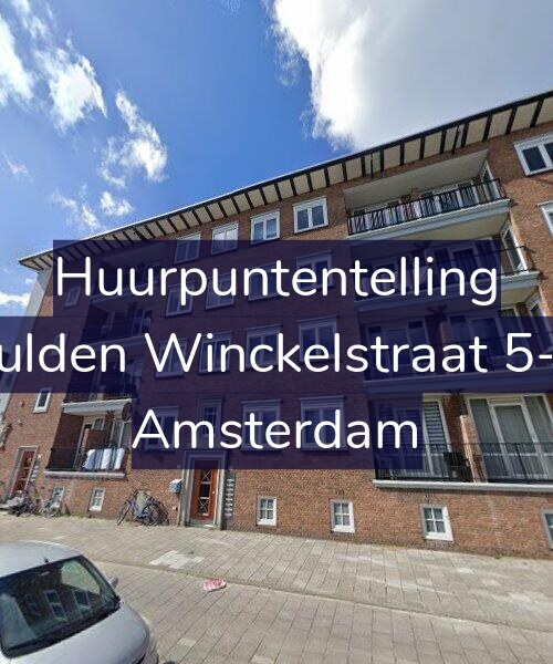 Foto gevel Huurpuntentelling voor Gulden Winckelstraat 5-H, Amsterdam