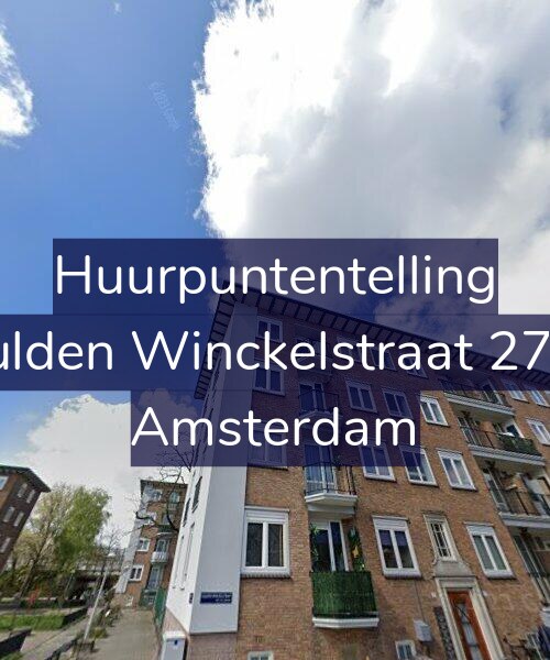 Foto gevel Huurpuntentelling voor Gulden Winckelstraat 27-2, Amsterdam