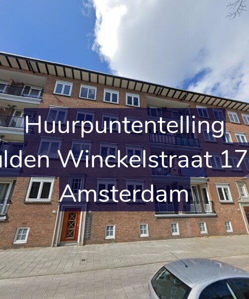 Foto gevel Huurpuntentelling voor Gulden Winckelstraat 17-H, Amsterdam