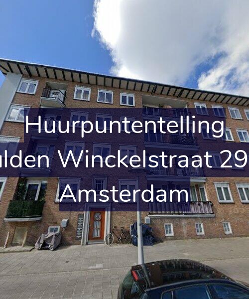 Foto gevel Huurpuntentelling voor Gulden Winckelstraat 29-H, Amsterdam