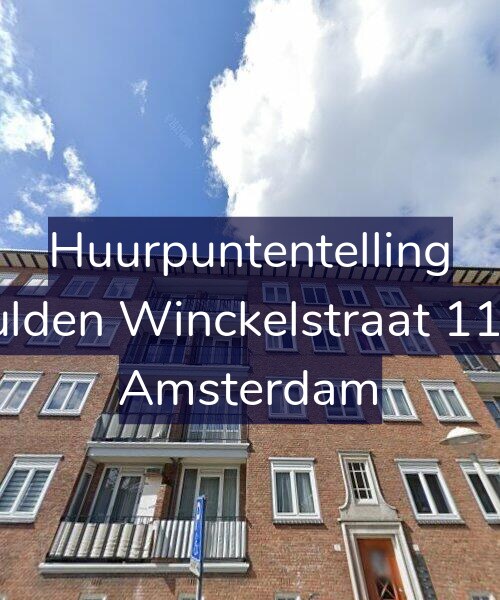 Foto gevel Huurpuntentelling voor Gulden Winckelstraat 11-3, Amsterdam