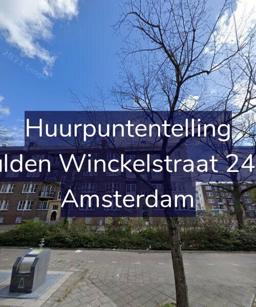 Foto gevel Huurpuntentelling voor Gulden Winckelstraat 24-H, Amsterdam