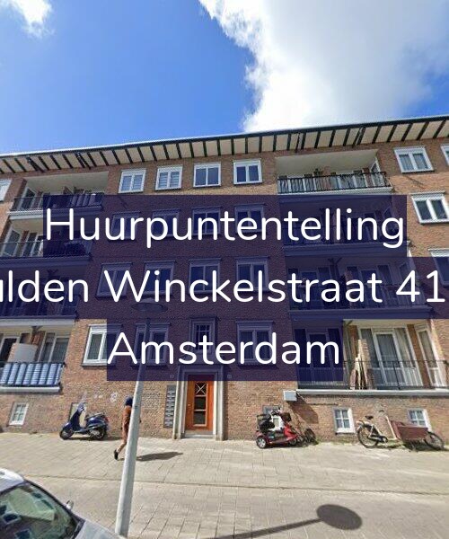 Foto gevel Huurpuntentelling voor Gulden Winckelstraat 41-H, Amsterdam