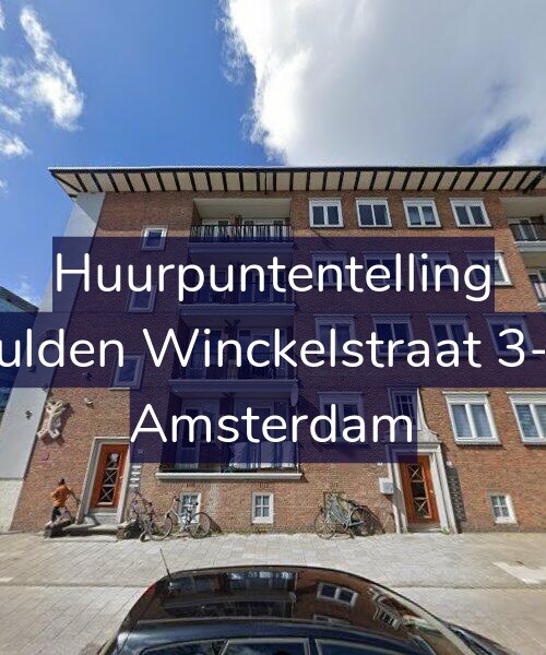 Foto gevel Huurpuntentelling voor Gulden Winckelstraat 3-H, Amsterdam