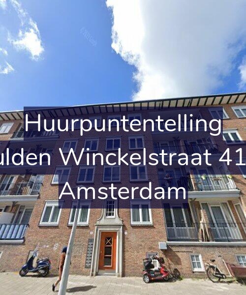 Foto gevel Huurpuntentelling voor Gulden Winckelstraat 41-1, Amsterdam
