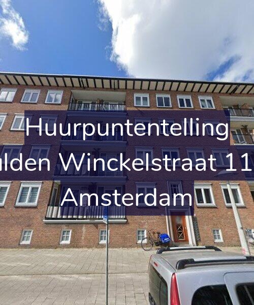 Foto gevel Huurpuntentelling voor Gulden Winckelstraat 11-H, Amsterdam
