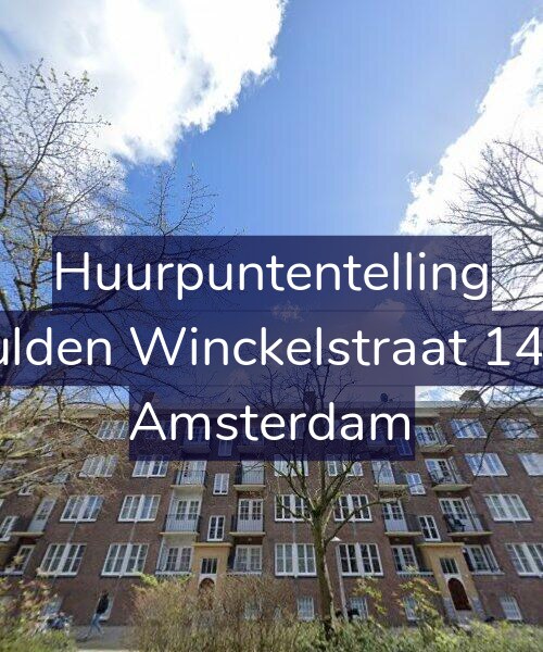 Foto gevel Huurpuntentelling voor Gulden Winckelstraat 14-3, Amsterdam