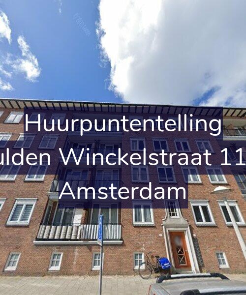 Foto gevel Huurpuntentelling voor Gulden Winckelstraat 11-1, Amsterdam
