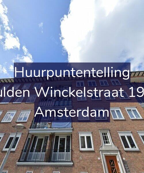 Foto gevel Huurpuntentelling voor Gulden Winckelstraat 19-3, Amsterdam