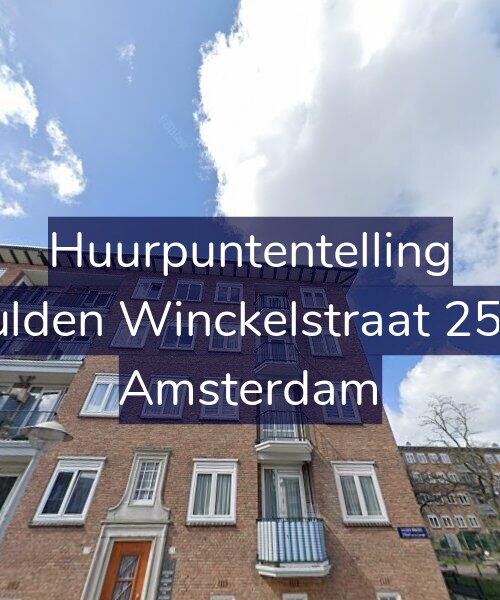 Foto gevel Huurpuntentelling voor Gulden Winckelstraat 25-2, Amsterdam