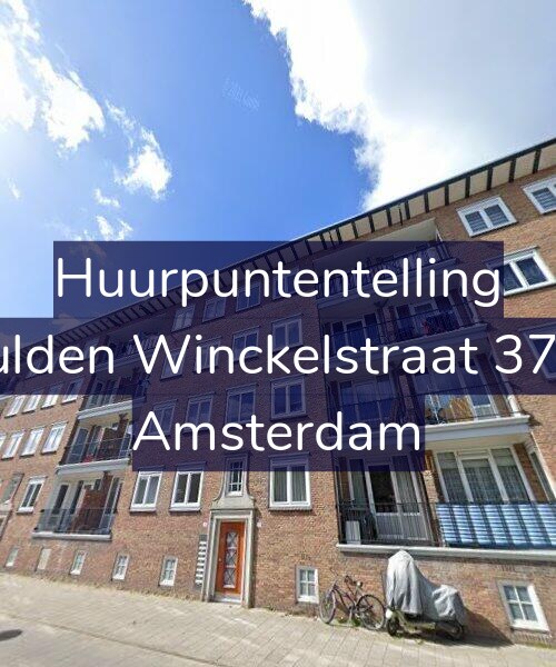 Foto gevel Huurpuntentelling voor Gulden Winckelstraat 37-1, Amsterdam