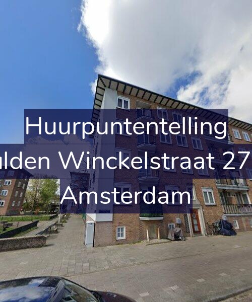 Foto gevel Huurpuntentelling voor Gulden Winckelstraat 27-H, Amsterdam