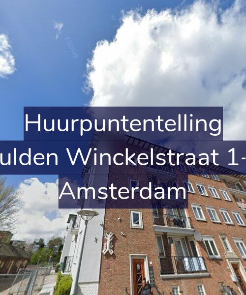Foto gevel Huurpuntentelling voor Gulden Winckelstraat 1-3, Amsterdam