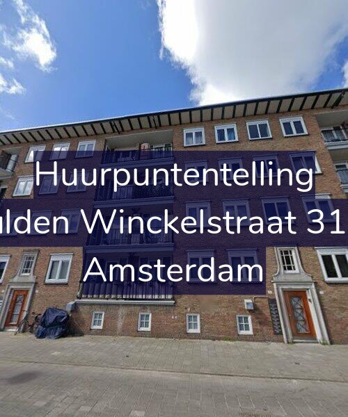 Foto gevel Huurpuntentelling voor Gulden Winckelstraat 31-H, Amsterdam