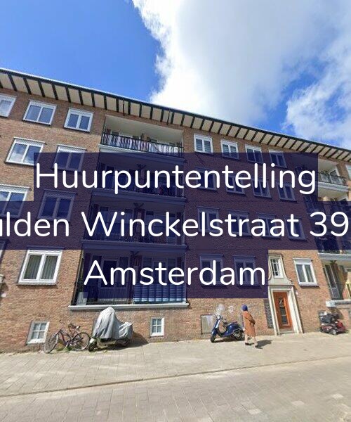 Foto gevel Huurpuntentelling voor Gulden Winckelstraat 39-H, Amsterdam