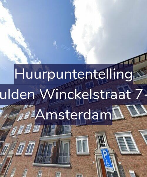 Foto gevel Huurpuntentelling voor Gulden Winckelstraat 7-3, Amsterdam