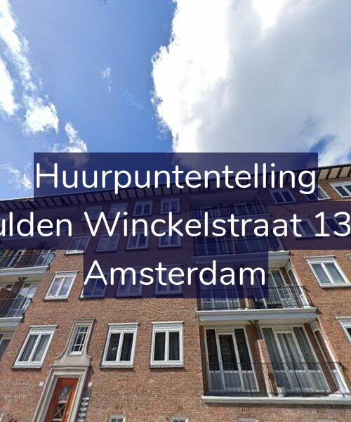 Foto gevel Huurpuntentelling voor Gulden Winckelstraat 13-2, Amsterdam