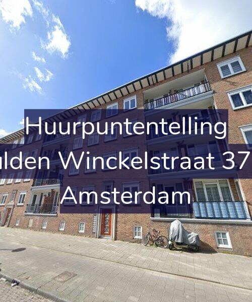 Foto gevel Huurpuntentelling voor Gulden Winckelstraat 37-H, Amsterdam