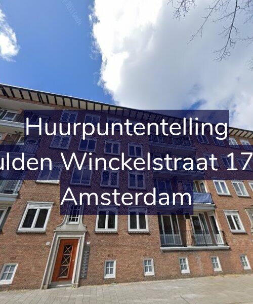 Foto gevel Huurpuntentelling voor Gulden Winckelstraat 17-1, Amsterdam