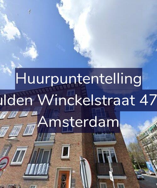 Foto gevel Huurpuntentelling voor Gulden Winckelstraat 47-2, Amsterdam