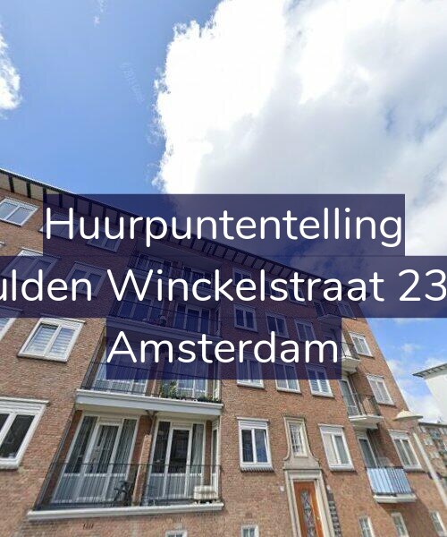 Foto gevel Huurpuntentelling voor Gulden Winckelstraat 23-3, Amsterdam