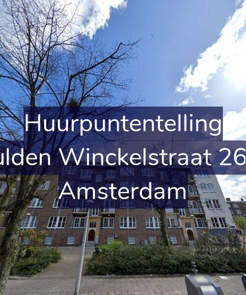 Foto gevel Huurpuntentelling voor Gulden Winckelstraat 26-1, Amsterdam