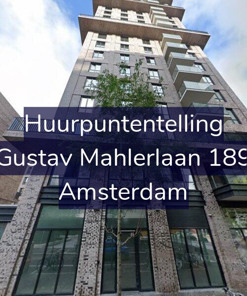 Foto gevel Huurpuntentelling voor Gustav Mahlerlaan 189, Amsterdam