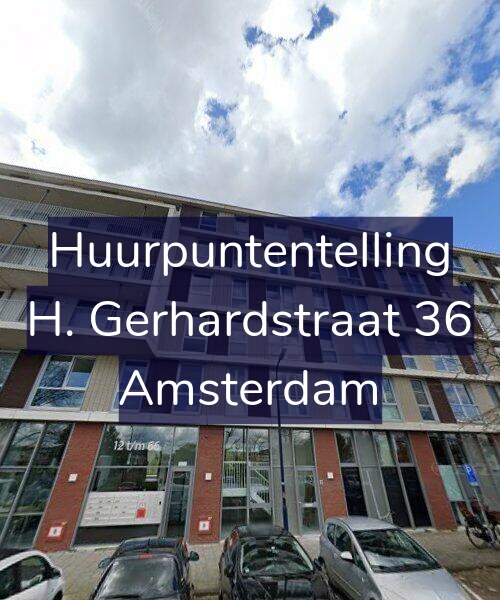 Foto gevel Huurpuntentelling voor H. Gerhardstraat 36, Amsterdam