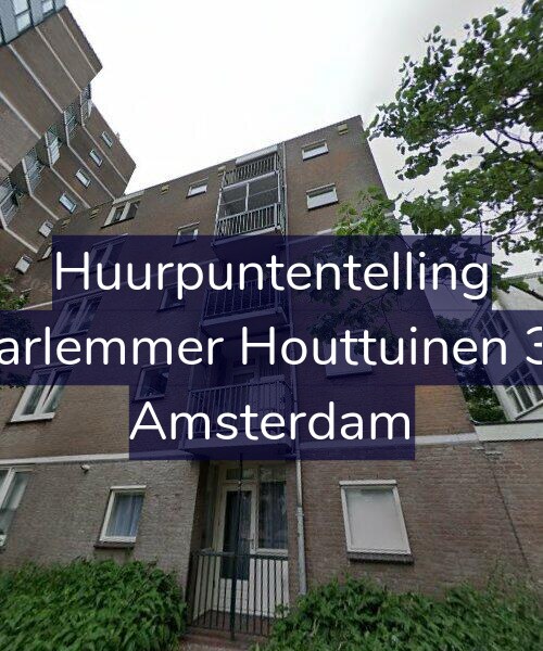 Foto gevel Huurpuntentelling voor Haarlemmer Houttuinen 399, Amsterdam