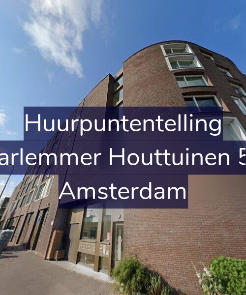 Foto gevel Huurpuntentelling voor Haarlemmer Houttuinen 579, Amsterdam