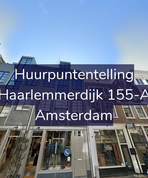 Foto gevel Huurpuntentelling voor Haarlemmerdijk 155-A, Amsterdam