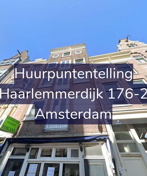 Foto gevel Huurpuntentelling voor Haarlemmerdijk 176-2, Amsterdam