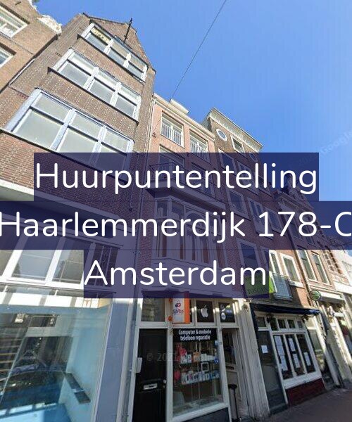 Foto gevel Huurpuntentelling voor Haarlemmerdijk 178-C, Amsterdam
