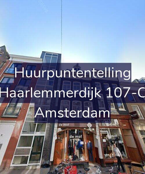 Foto gevel Huurpuntentelling voor Haarlemmerdijk 107-C, Amsterdam