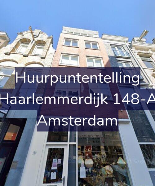 Foto gevel Huurpuntentelling voor Haarlemmerdijk 148-A, Amsterdam
