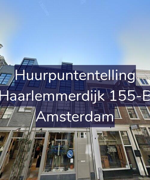 Foto gevel Huurpuntentelling voor Haarlemmerdijk 155-B, Amsterdam